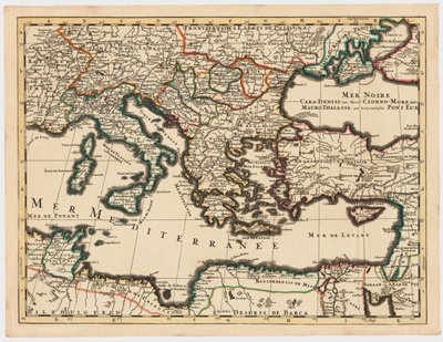 Ottoman Empire in 1696 by Jaillot by Unbekannt Unbekannt